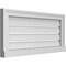 Ekena Millwork Vertical Surface Mount PVC Gable Vent: Functional, w/ 2"W x 2"P Brickmould Sill Frame, 30"W x 14"H GVPVE30X1403SF - alternate 2